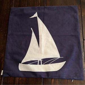 Sailboat Decorative Pillowcase (New)